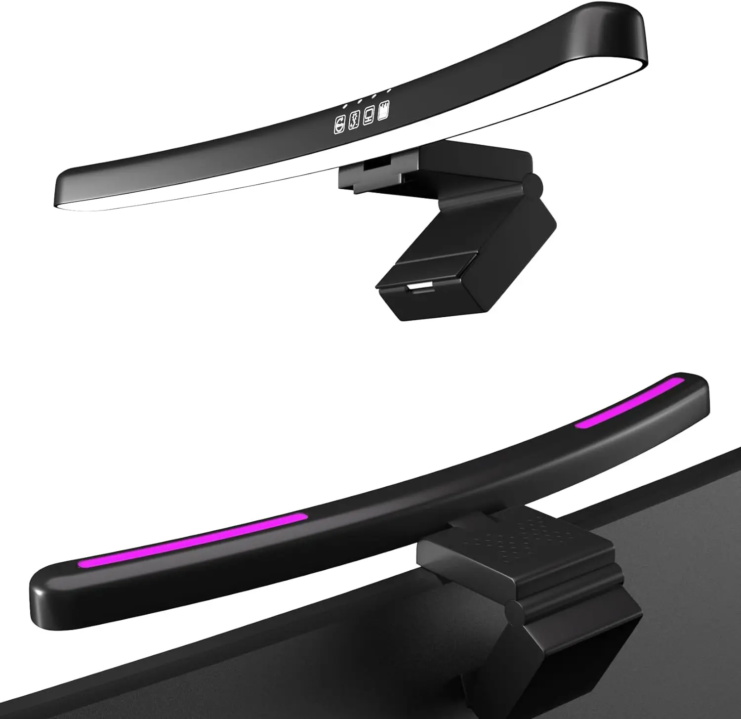 Gaming Accessories For Bedroom - Barra de luz curvada para monitor,
