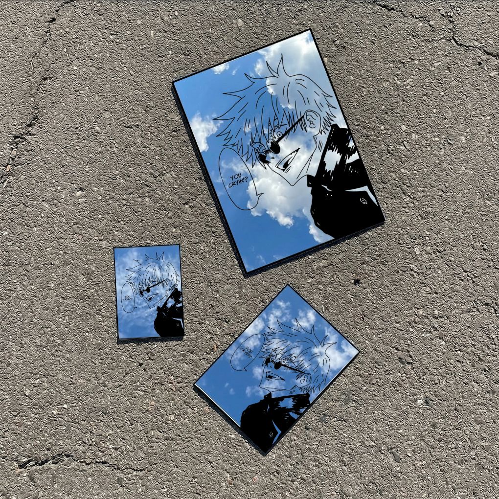 Gaming Accessories Wall - Espelho de Anime Personalizado, Arte de
