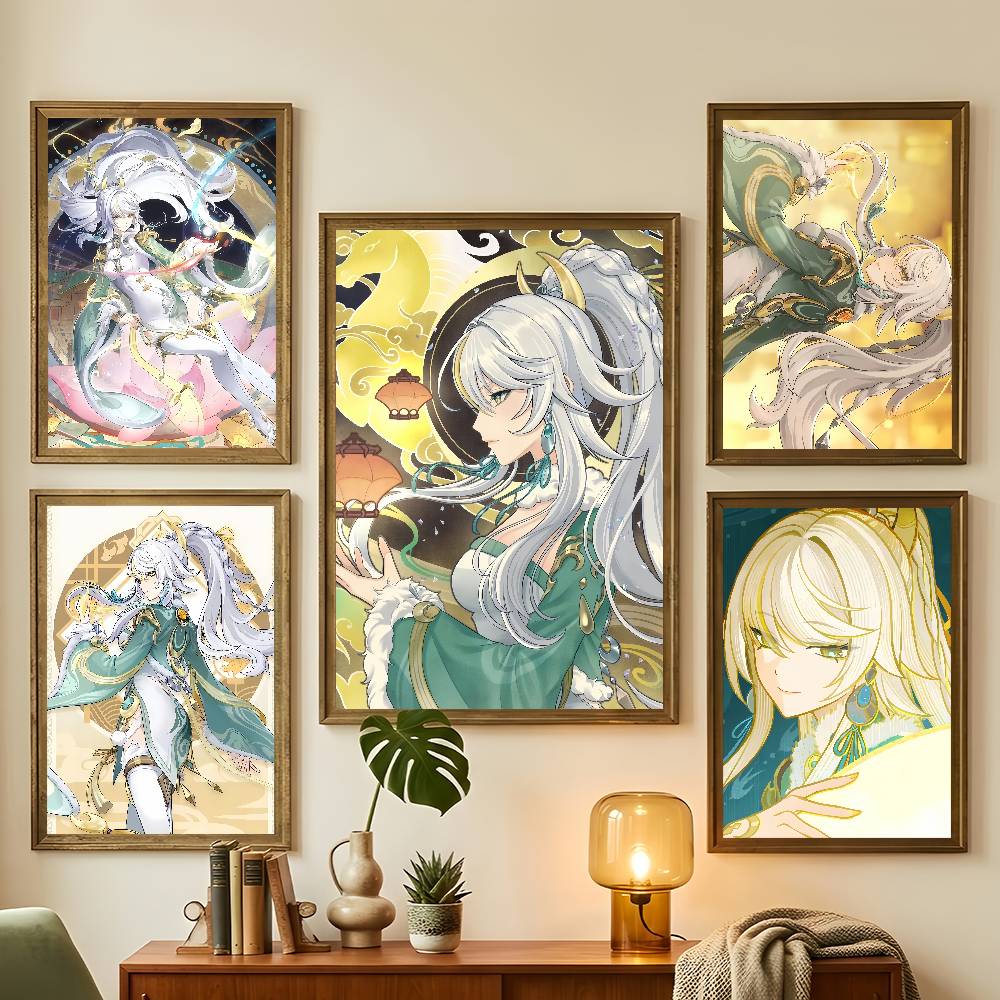 Gaming Accessories Wall - Pôster do jogo Wuthering Waves Zibai