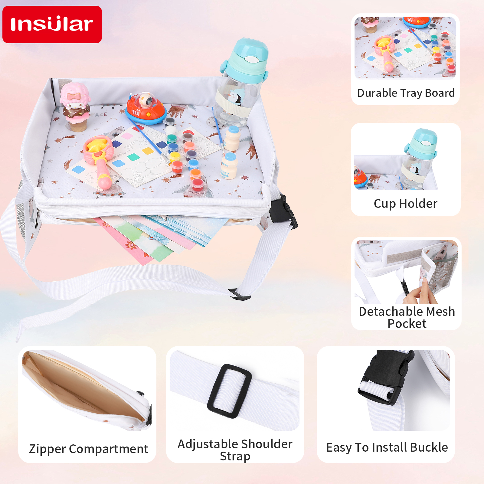 Gaming Accessories For Kids - Novo Tabuleiro de Assento Fixo para
