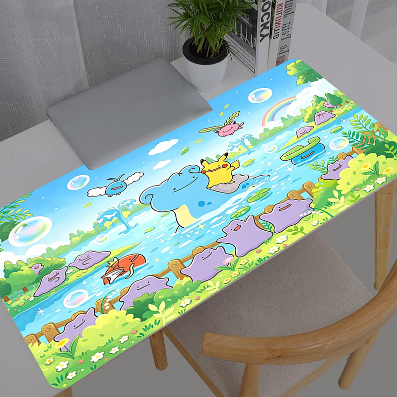 Gaming Accessories Stand - Mouse Pad Pokémon Pikachu Anime Durável