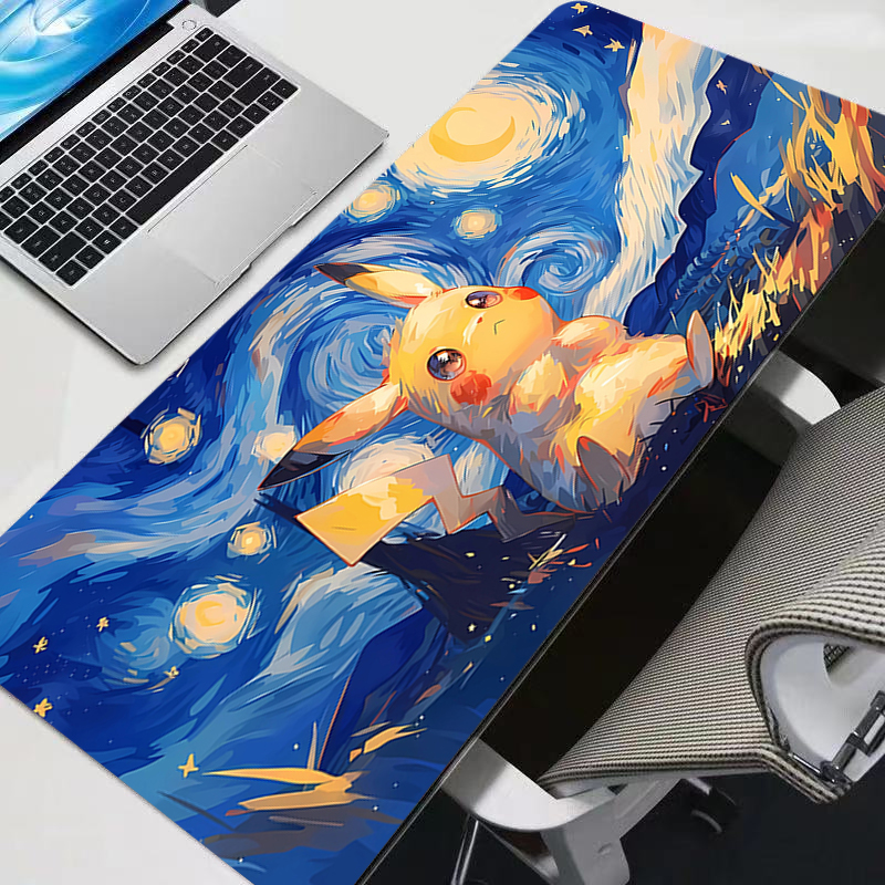 Gaming Accessories Stand - Mouse pad grande p-pikachu borracha pc