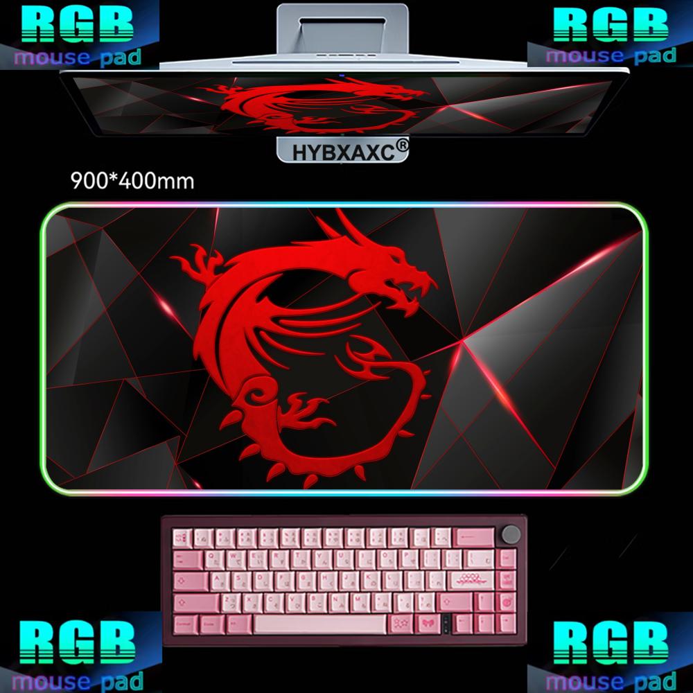 Gaming Accessories Logo - Mouse Pad Gamer RGB MSI LOGO