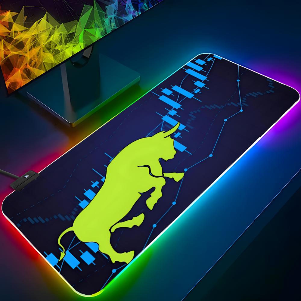 Gaming Accessories Market - Mouse Pad RGB Retroiluminado Market Bull
