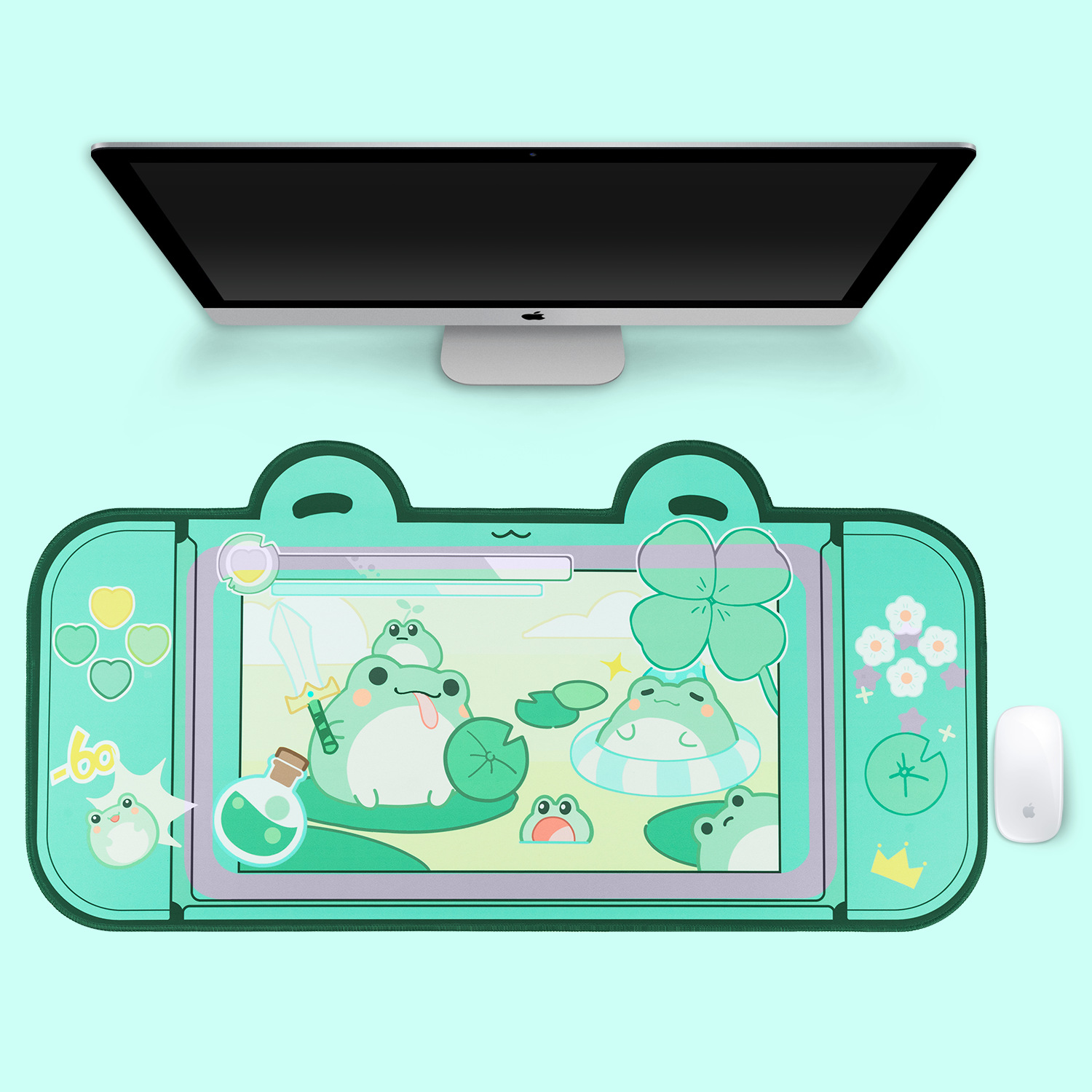 Gaming Accessories Cute - Extra grande kawaii gaming mouse pad