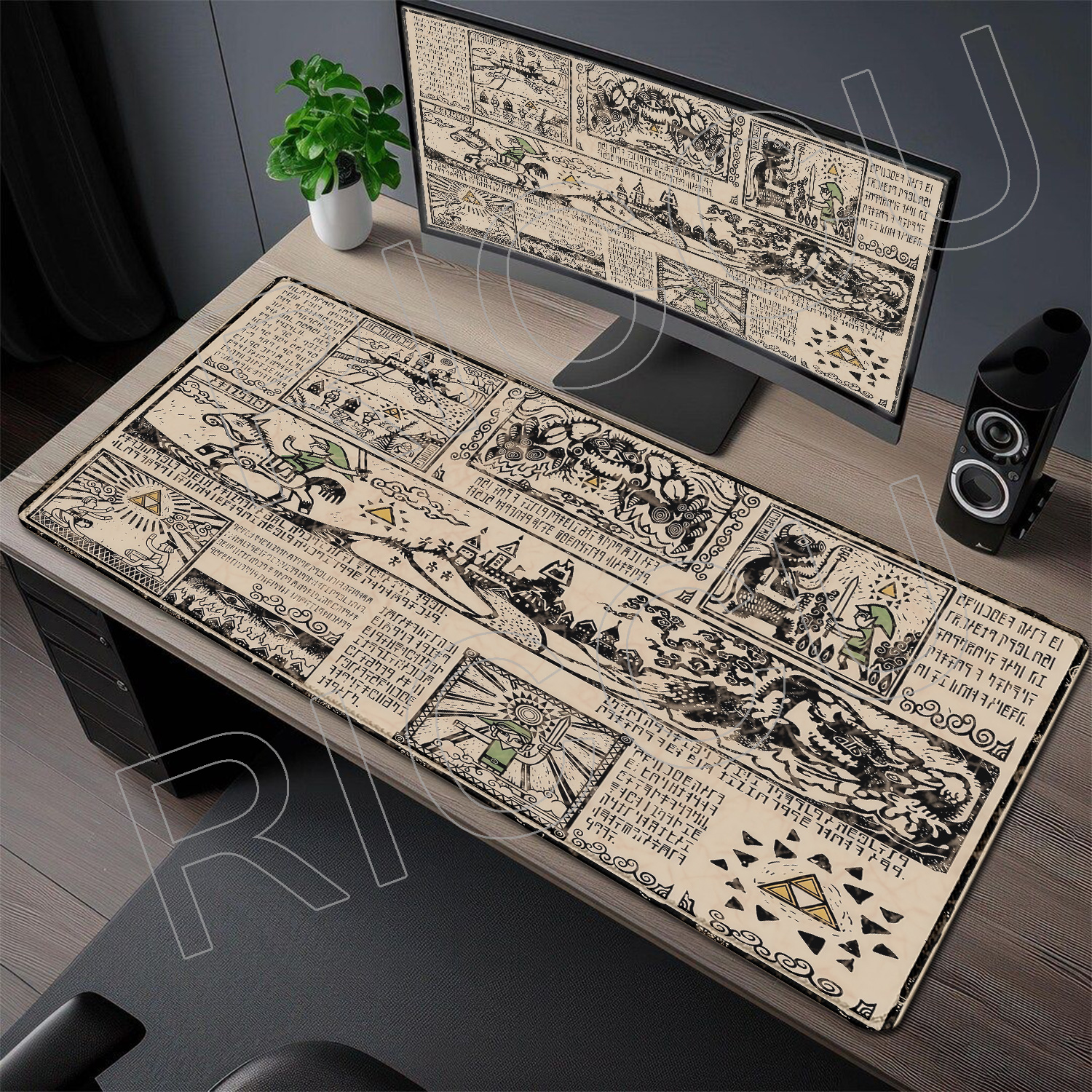 Zelda Gaming Accessories - Mousepad Gamer XXL com Impressão HD,