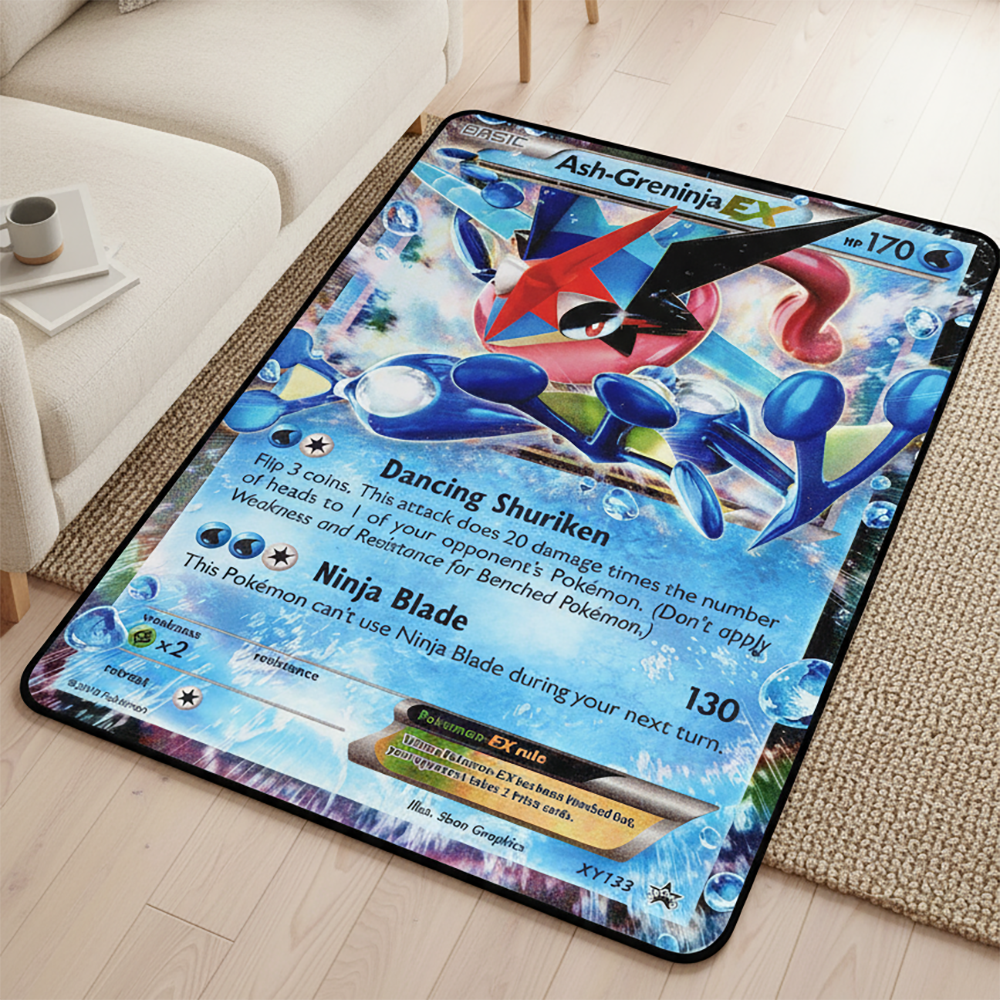 Gaming Accessories For Kids - Tapete de Anime Pokemon Ash-Greninja EX