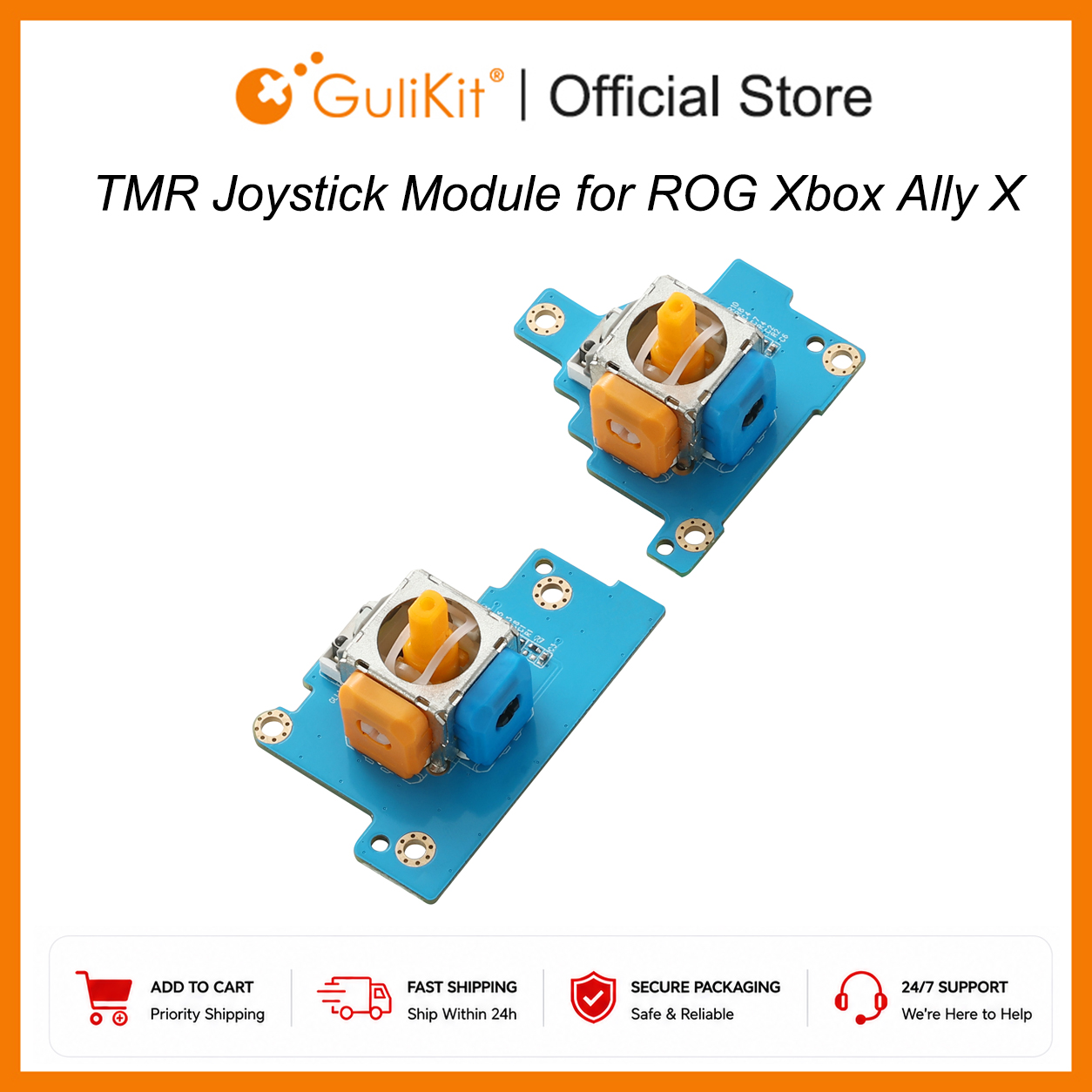 Gaming Accessories Joystick - Módulo de Joystick Eletromagnético GuliKit TMR,