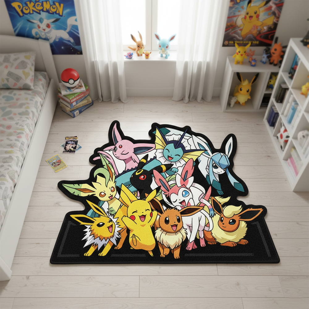 Gaming Accessories For Bedroom - Tapete de Desenho Animado Pokémon: Evoluções