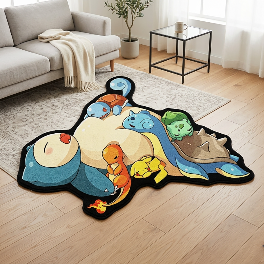 Gaming Accessories For Bedroom - Tapete Fofo de Pokémon Snorlax e