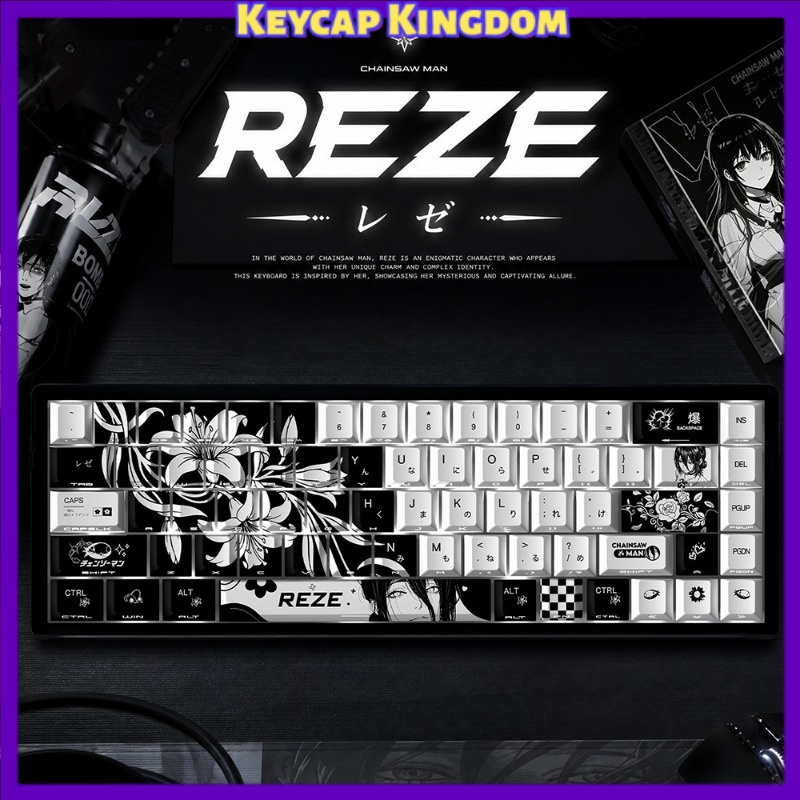 Gaming Accessories Men - NOVO Kit de Teclas (Keycaps) Reze