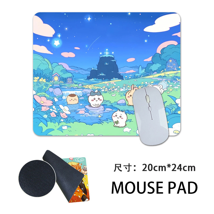 Gaming Accessories Cute - Mouse Pad Antiderrapante de Desenho Animado