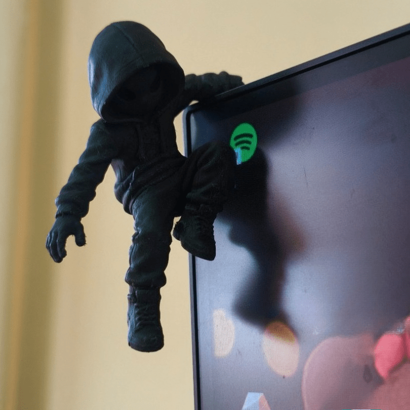 Gaming Accessories For Bedroom - Mini Estátua Alienígena com Capuz, Impressão