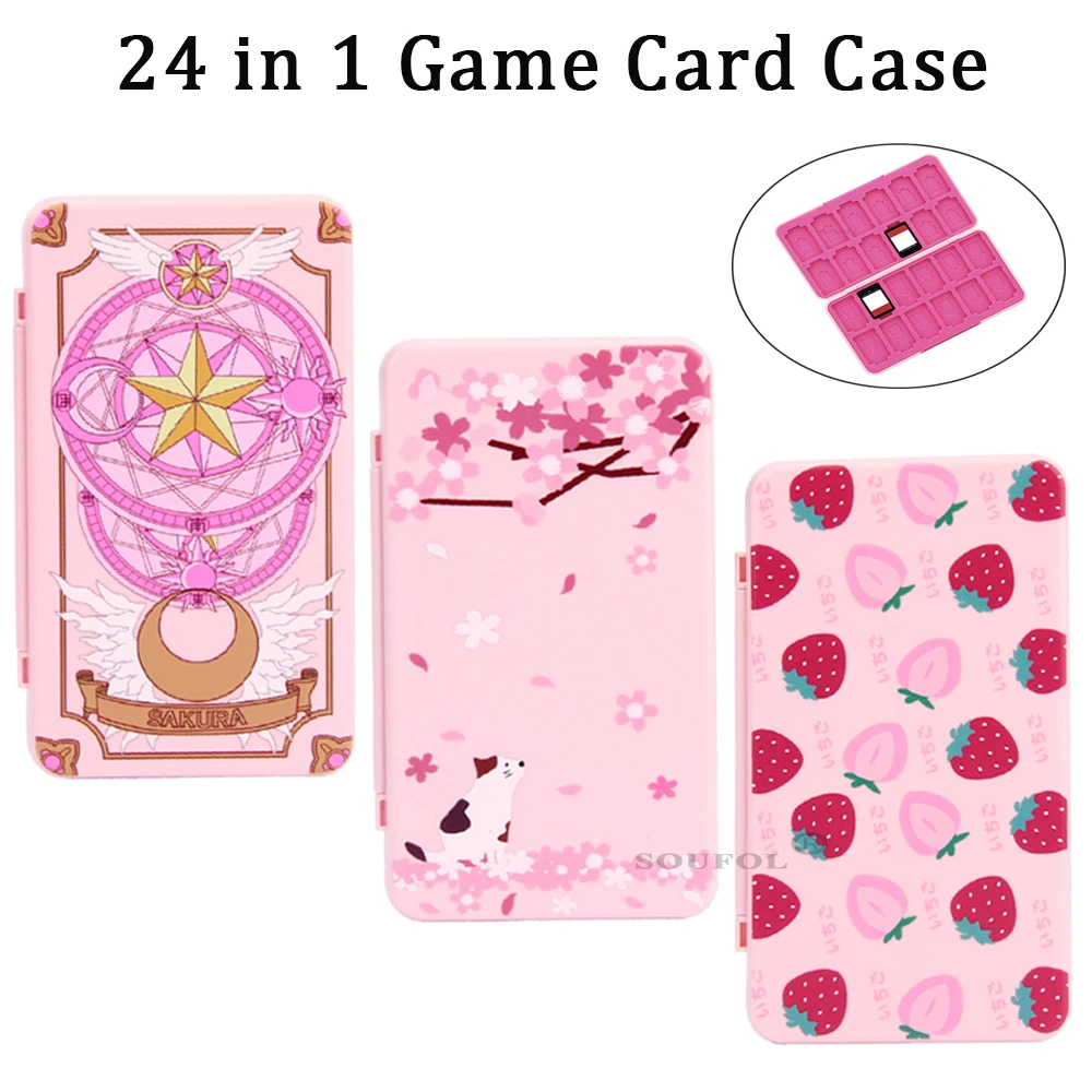 Zelda Gaming Accessories - 24 em 1 bonito caso de