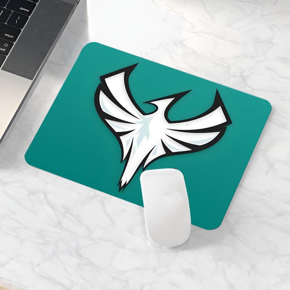 Gaming Accessories Logo - R-Rainbow S-Six Logo Mouse Pad para