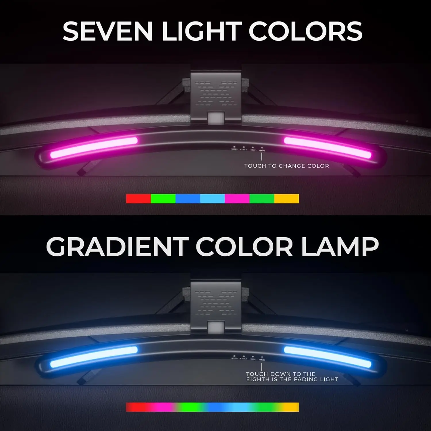 Barra de luz curvada para moni - Gaming Accessories For Bedroom avaliação e preço
