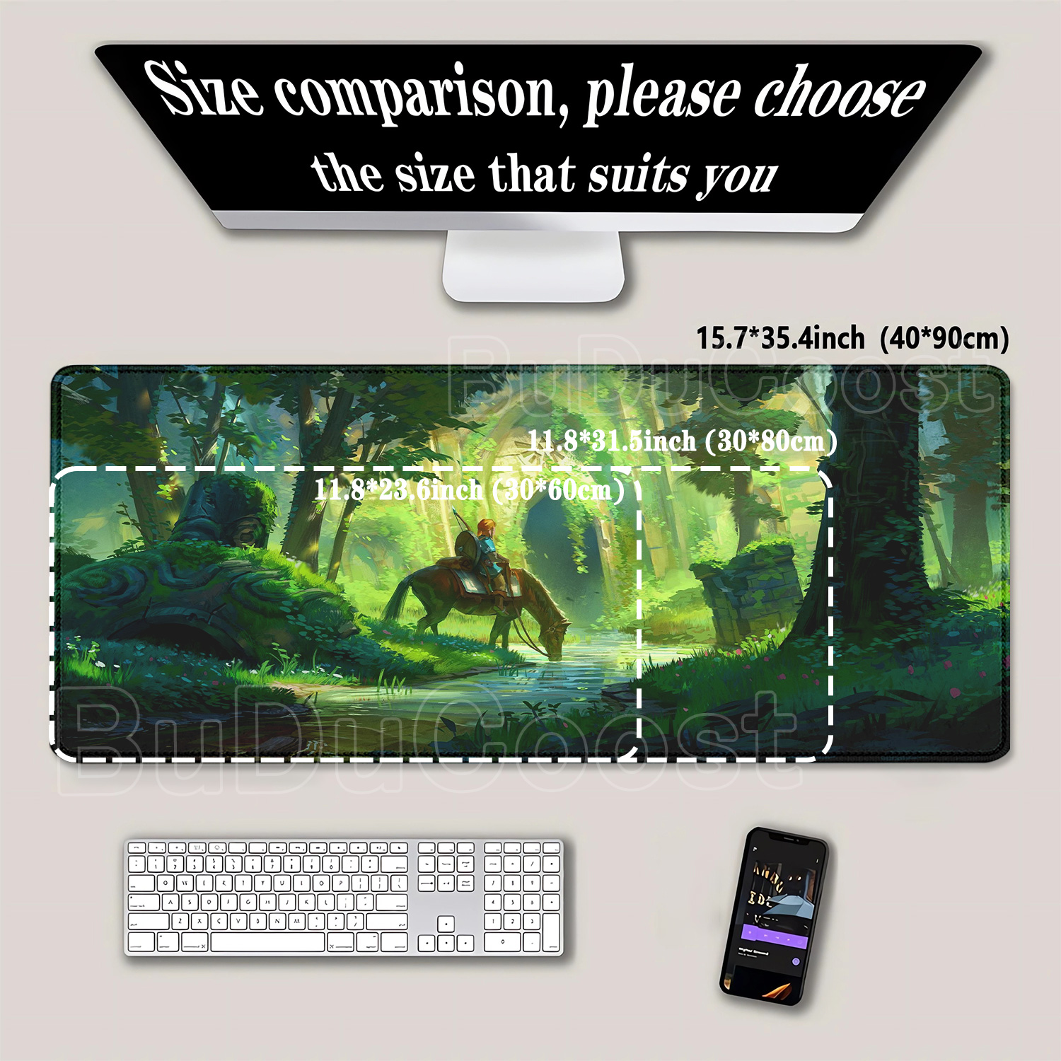 Mouse Pad Zeldas of Legends XX - Zelda Gaming Accessories avaliação e preço