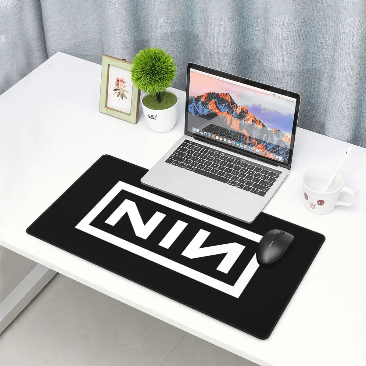 Grande Mouse Pad com Logo NIN  - Gaming Accessories Logo avaliação e preço