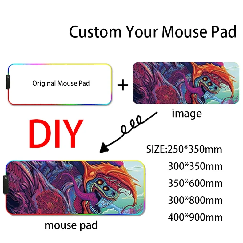 Diy personalizado rgb mouse pa - Gaming Accessories Logo avaliação e preço