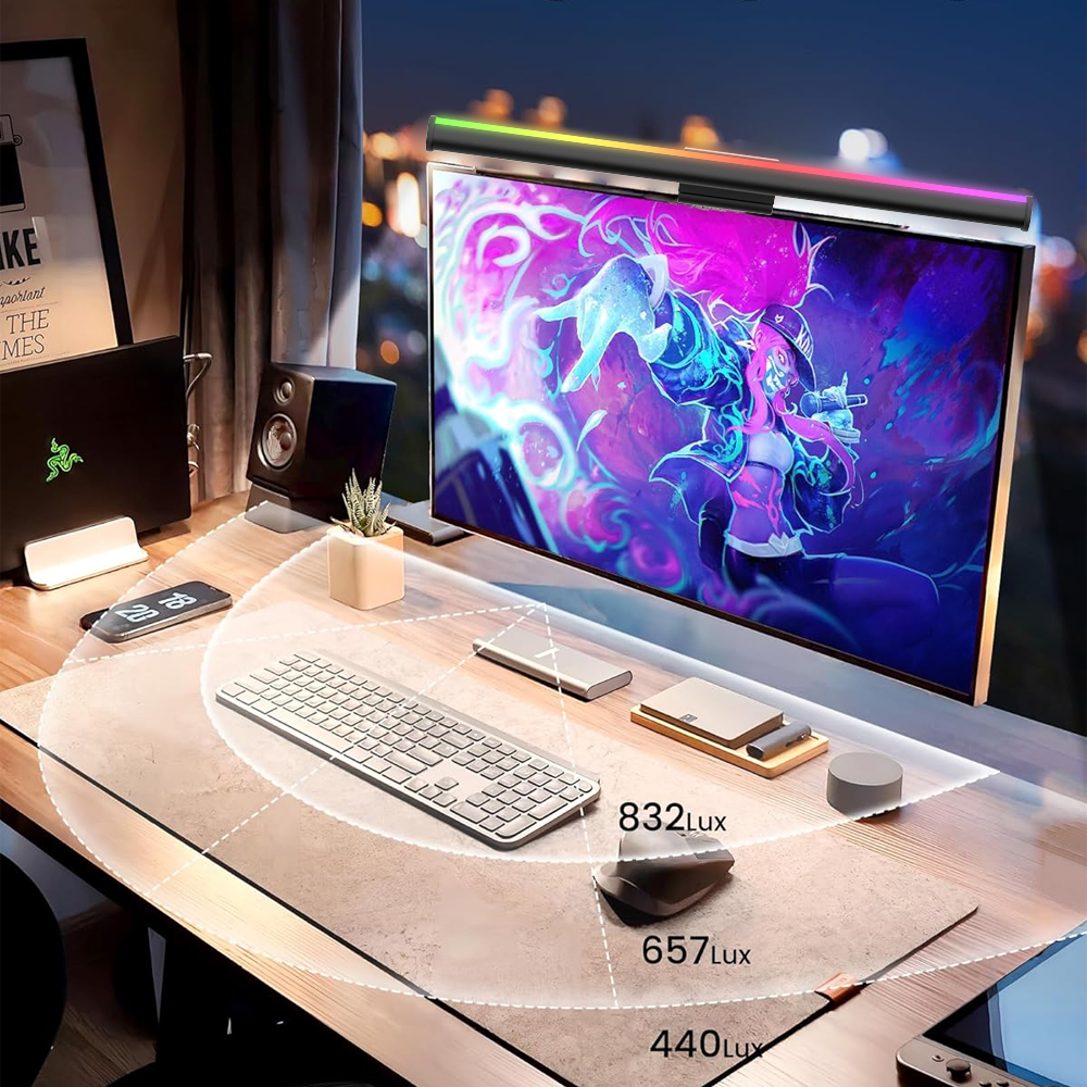 Luminária de Tela LED para Mon - Gaming Accessories Wall Mount avaliação e preço