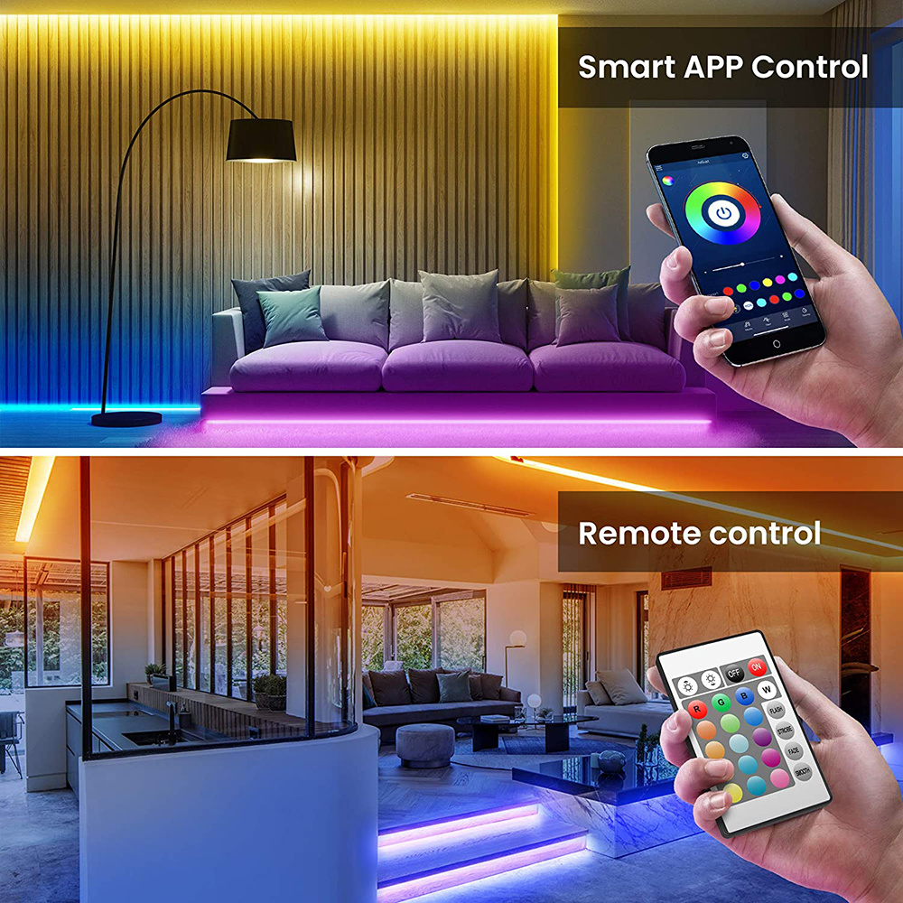 Rgb5050 tv led backlight app c - Gaming Accessories For Bedroom avaliação e preço