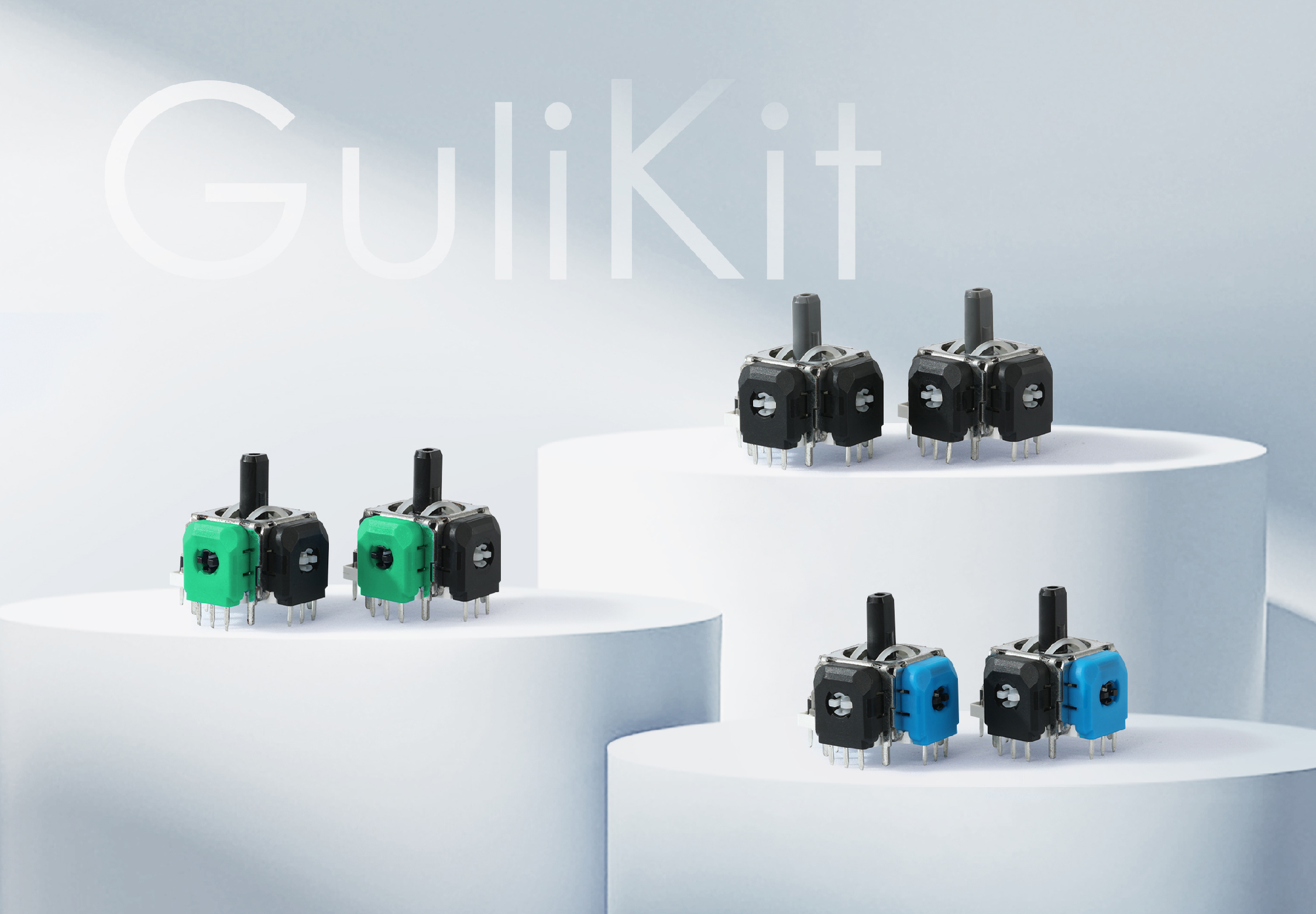 10 pares de joystick gulikit t - Gaming Accessories Joystick avaliação e preço