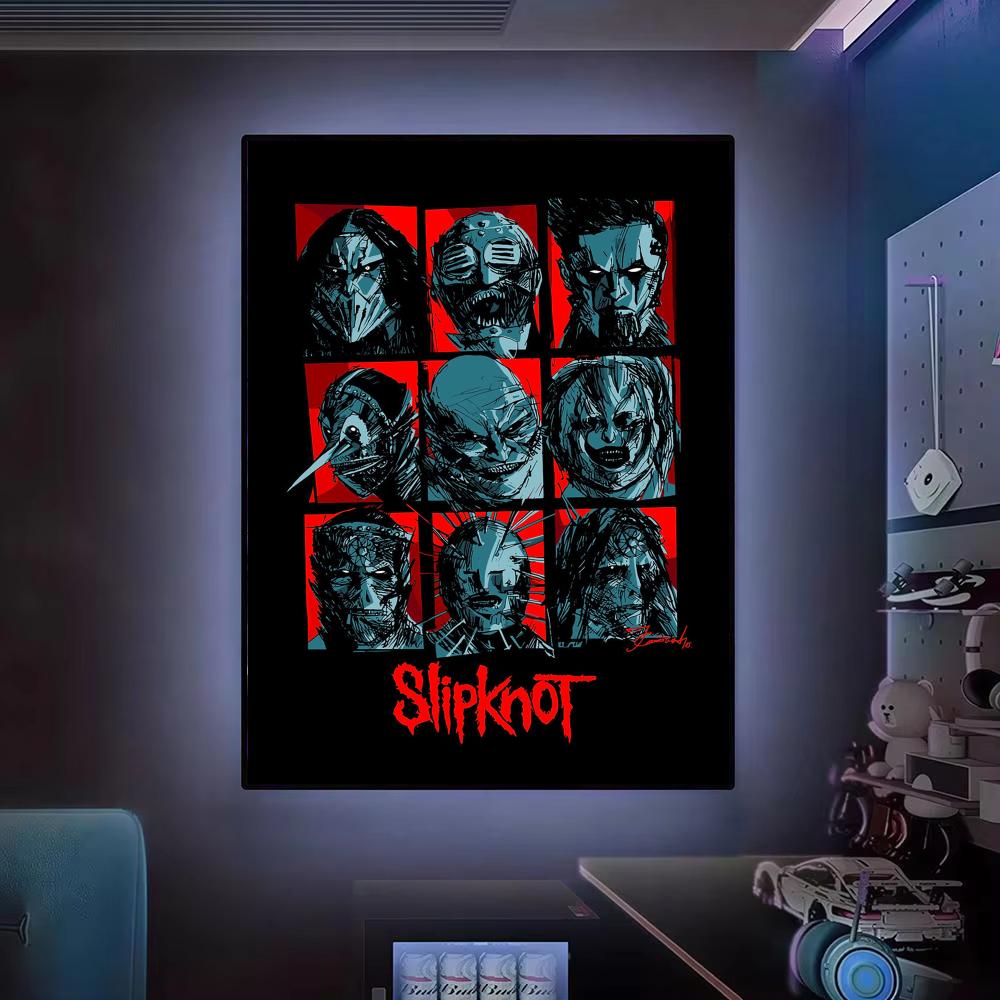 Pôster de Rock da Banda Slipkn - Gaming Accessories Wall avaliação e preço