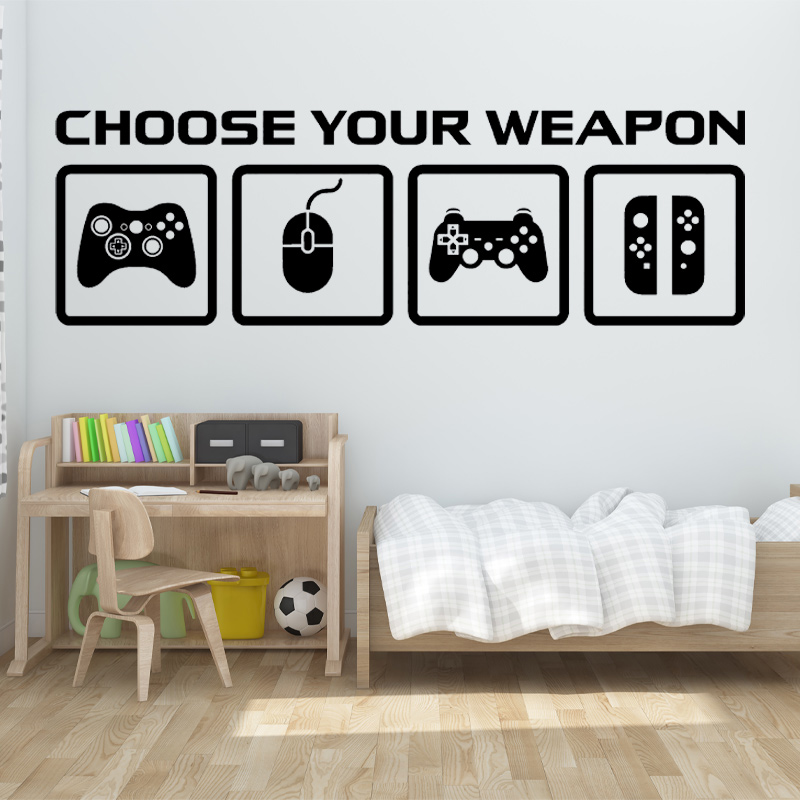 Decalque De Parede Para A Deco - Gaming Accessories Wall avaliação e preço