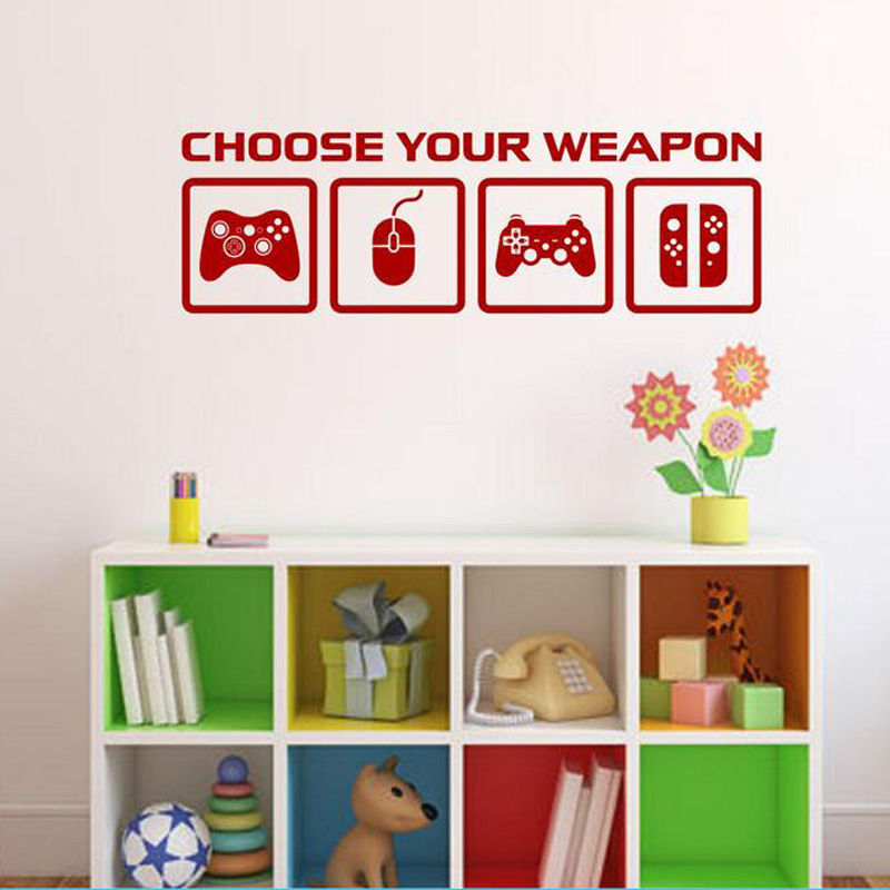 Decalque De Parede Para A Deco - Gaming Accessories Wall avaliação e preço