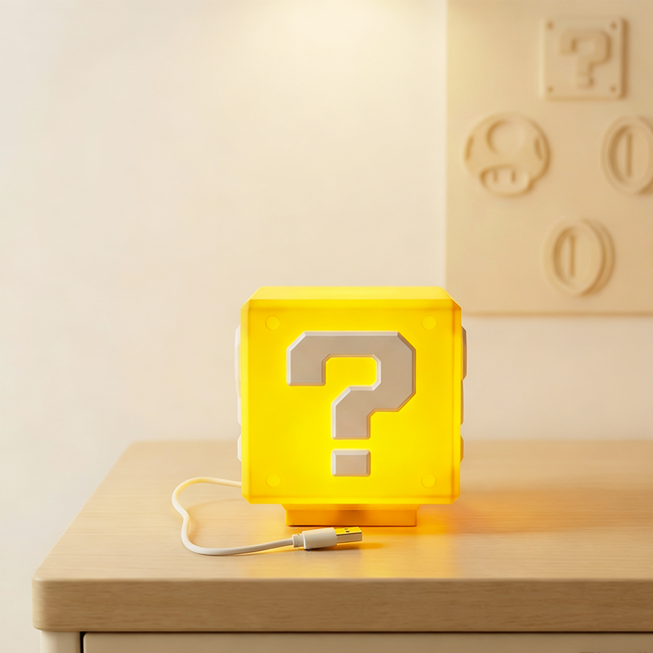 Luminária Bloco de Perguntas 2 - Gaming Accessories For Bedroom avaliação e preço