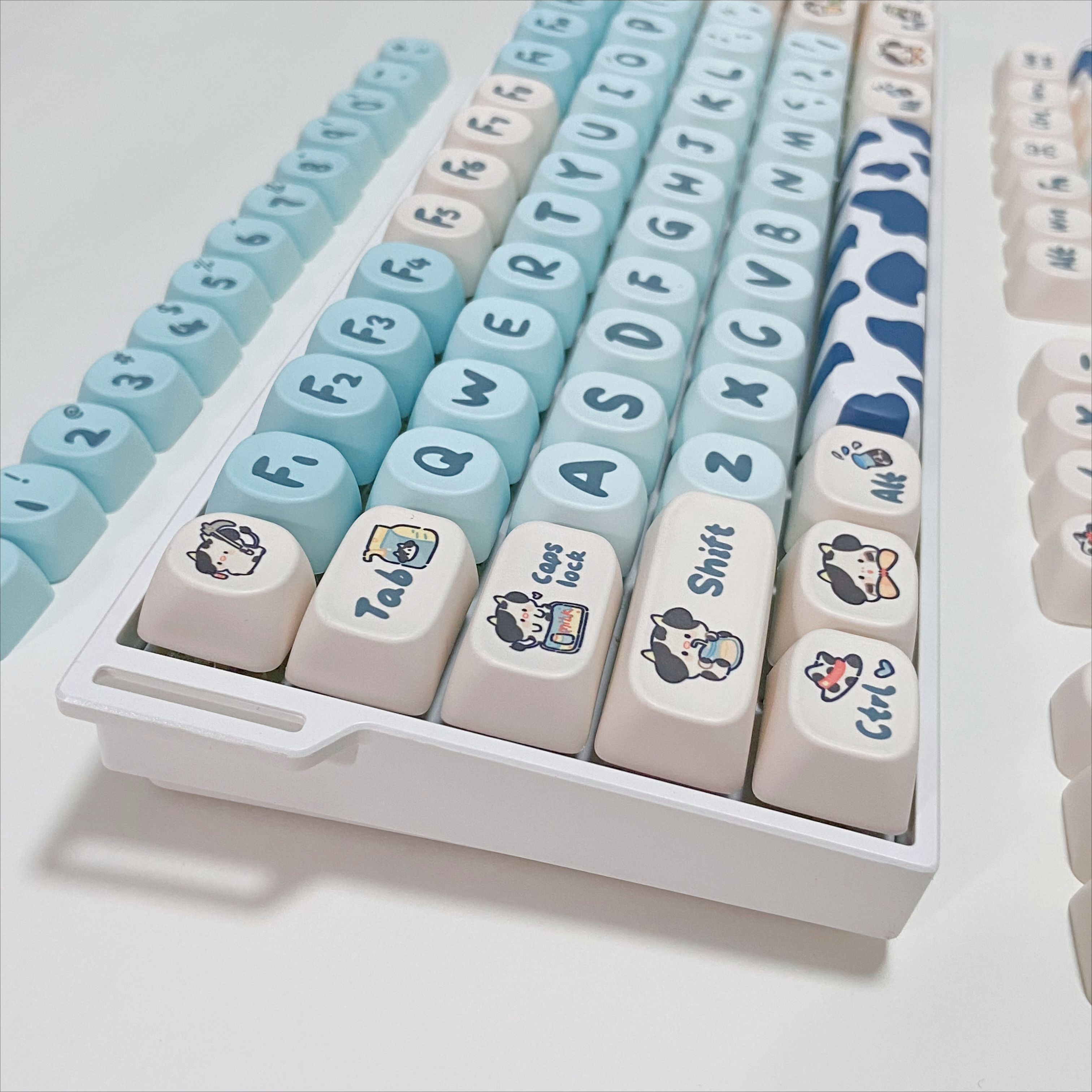 Teclas de vaca azul para tecla - Gaming Accessories Cute avaliação e preço