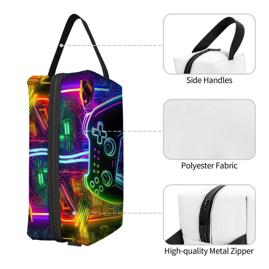 Bolsa de cosméticos com padrão - Gaming Accessories For Kids avaliação e preço