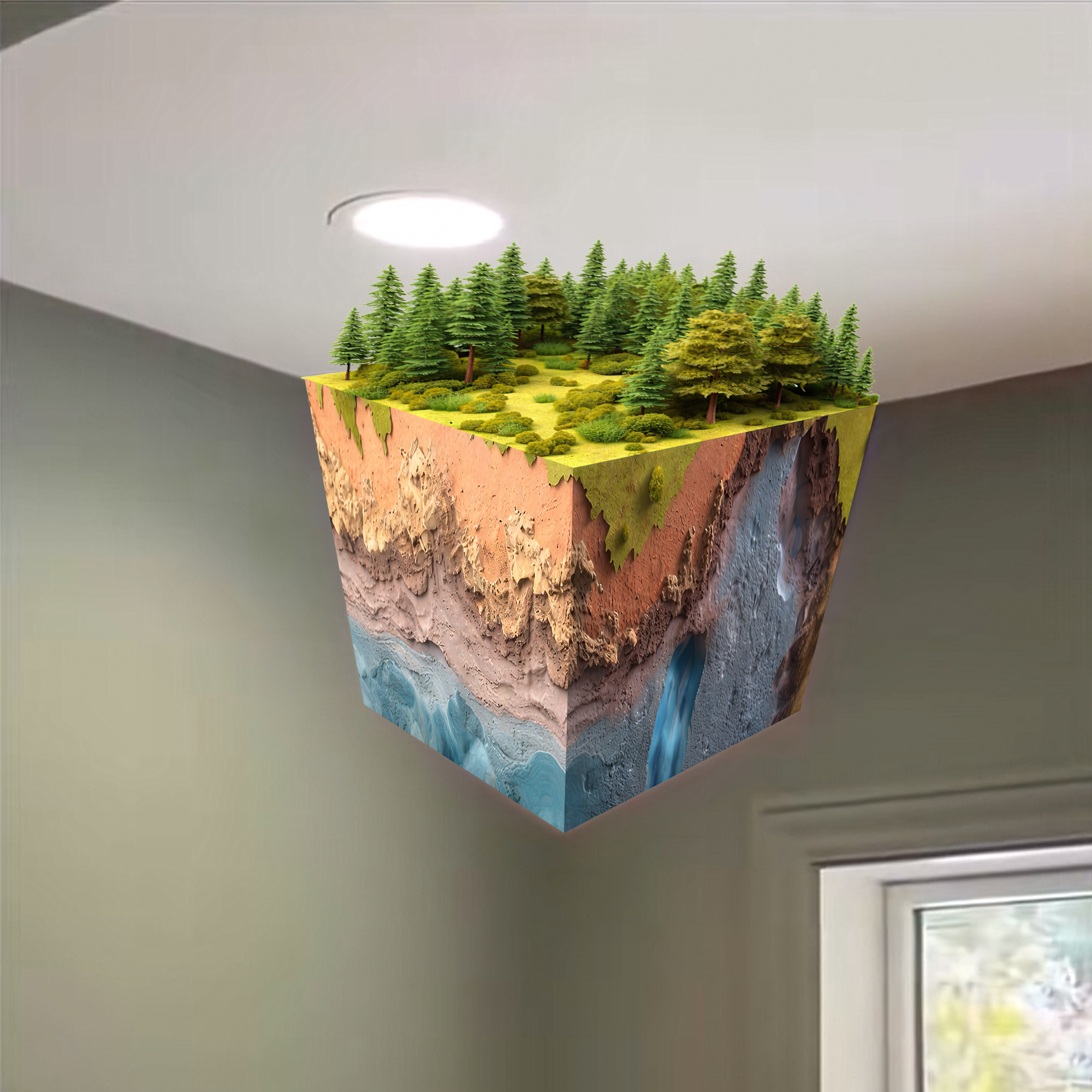 Adesivos de Parede em Cubo de  - Gaming Accessories For Bedroom avaliação e preço