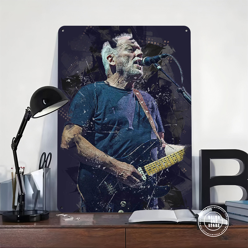Pôster Metálico David Gilmour, - Gaming Accessories Men avaliação e preço