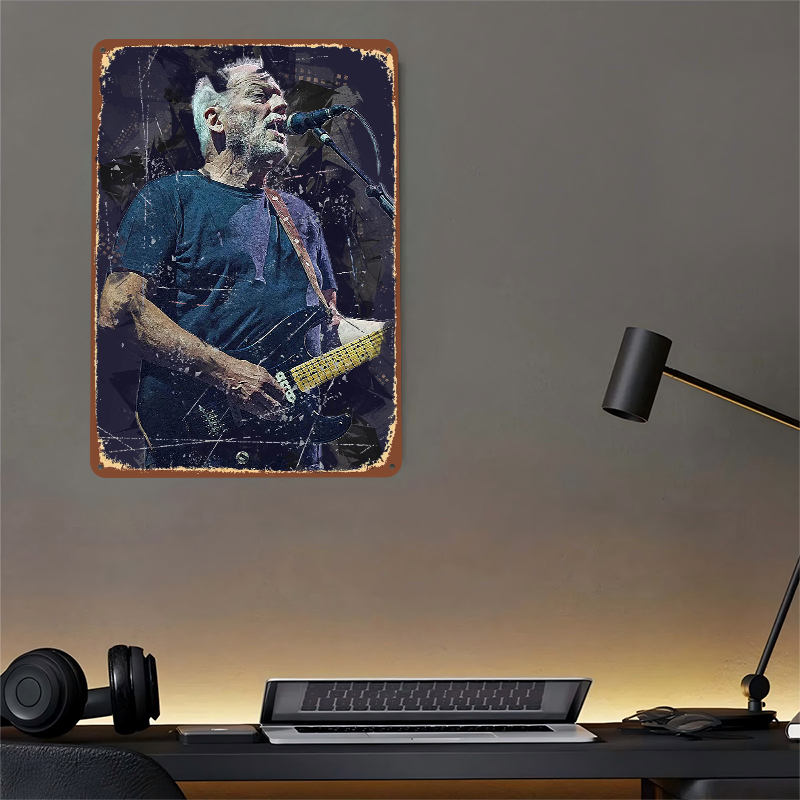 Pôster Metálico David Gilmour, - Gaming Accessories Men avaliação e preço