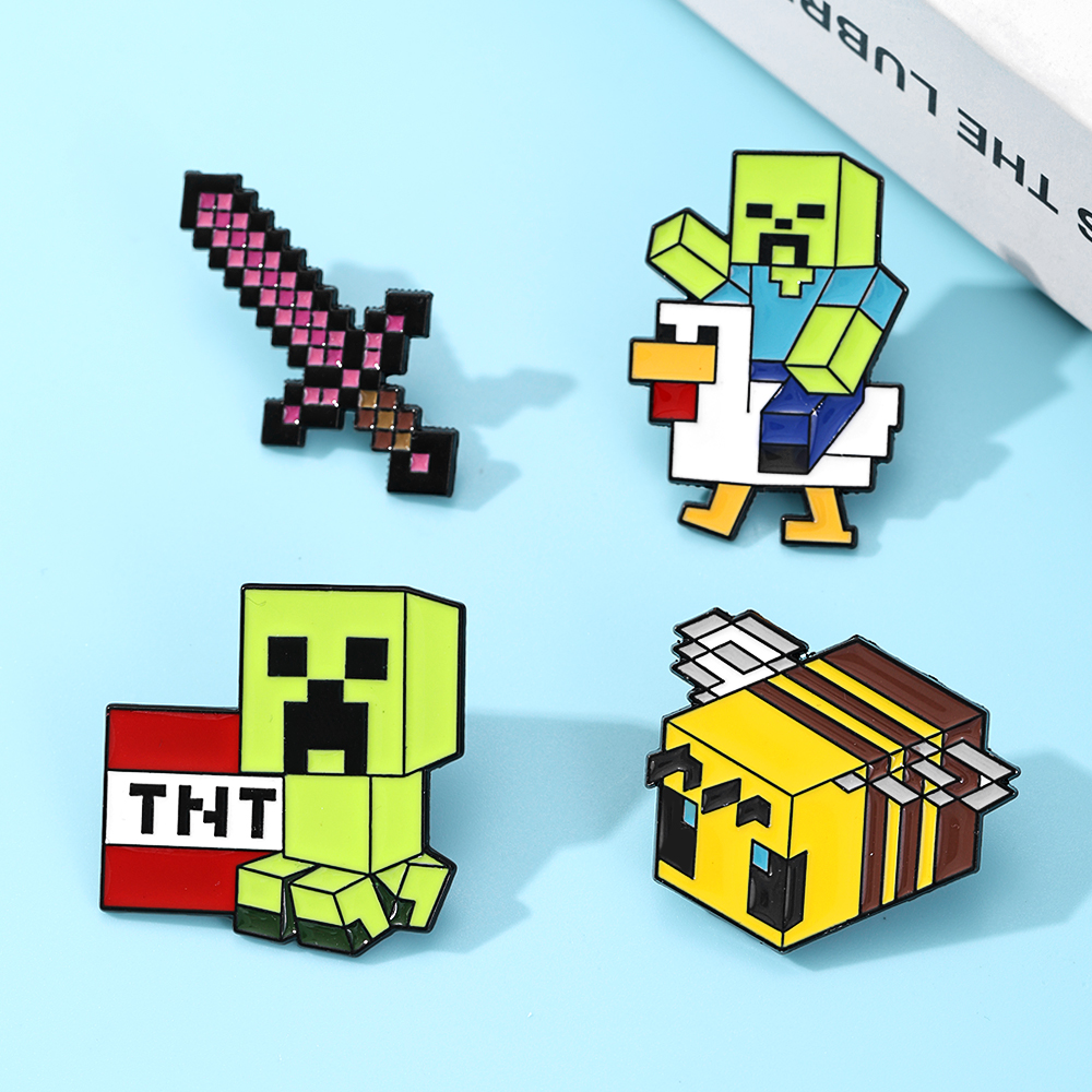 4 Peças de Pins de Esmalte Fof - Gaming Accessories Stand avaliação e preço