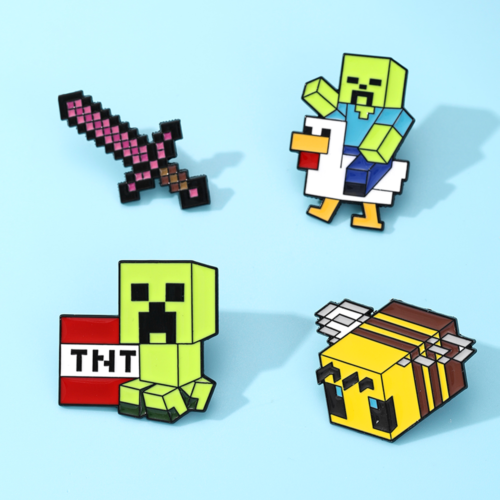 4 Peças de Pins de Esmalte Fof - Gaming Accessories Stand avaliação e preço