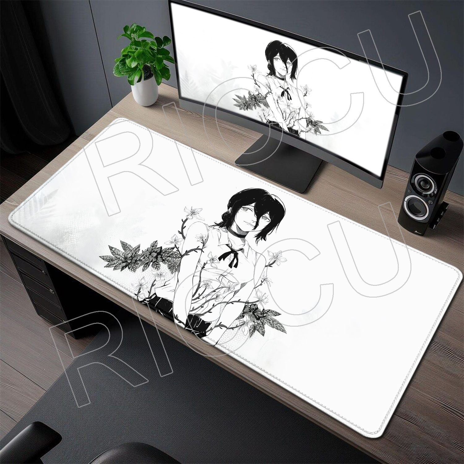 Mouse Pad XXL Anime Girl Reze  - Gaming Accessories Men avaliação e preço