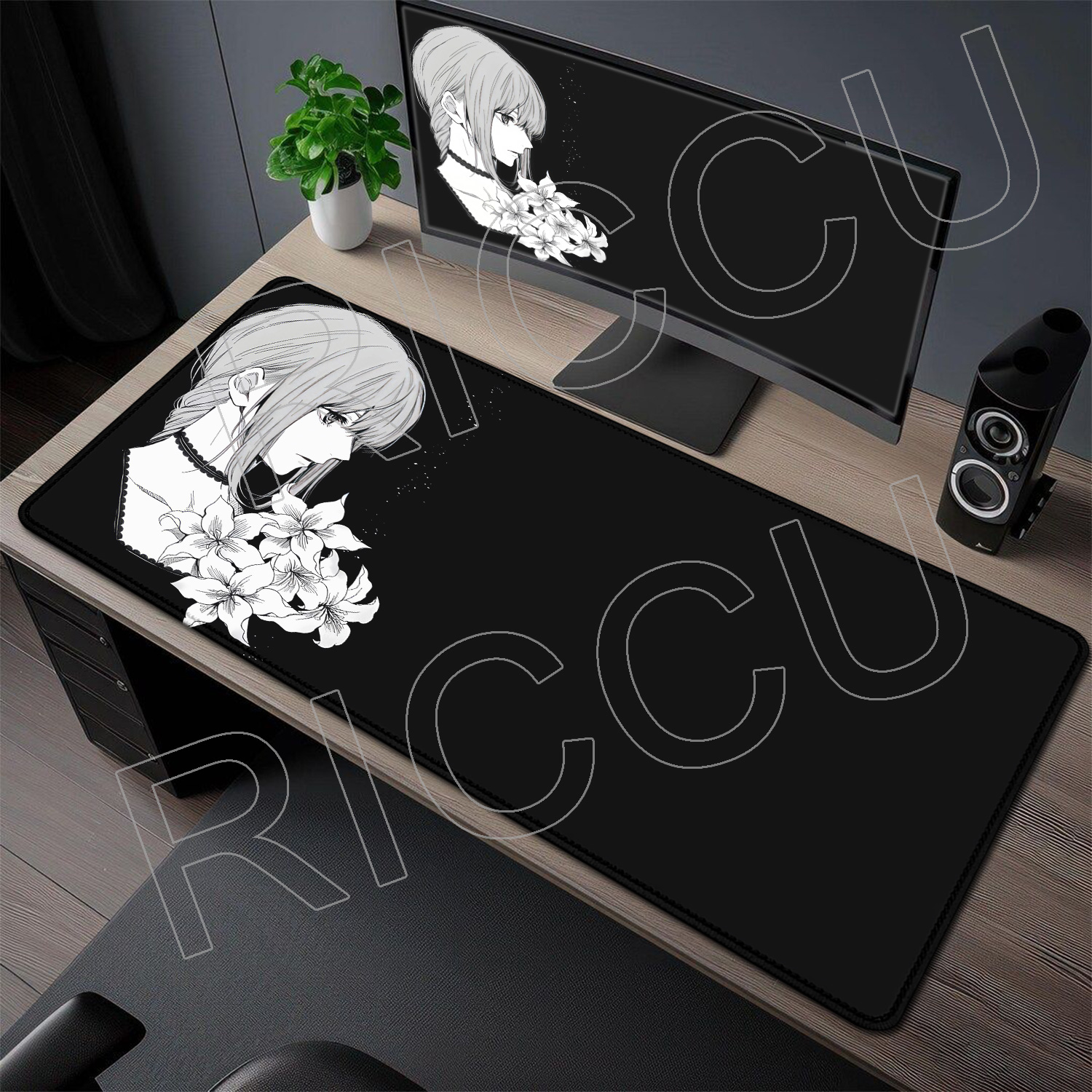 Mouse Pad XXL Anime Girl Reze  - Gaming Accessories Men avaliação e preço