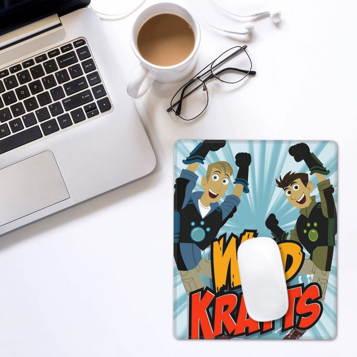 Mouse Pad Gamer Wild Kratts co - Gaming Accessories Logo avaliação e preço