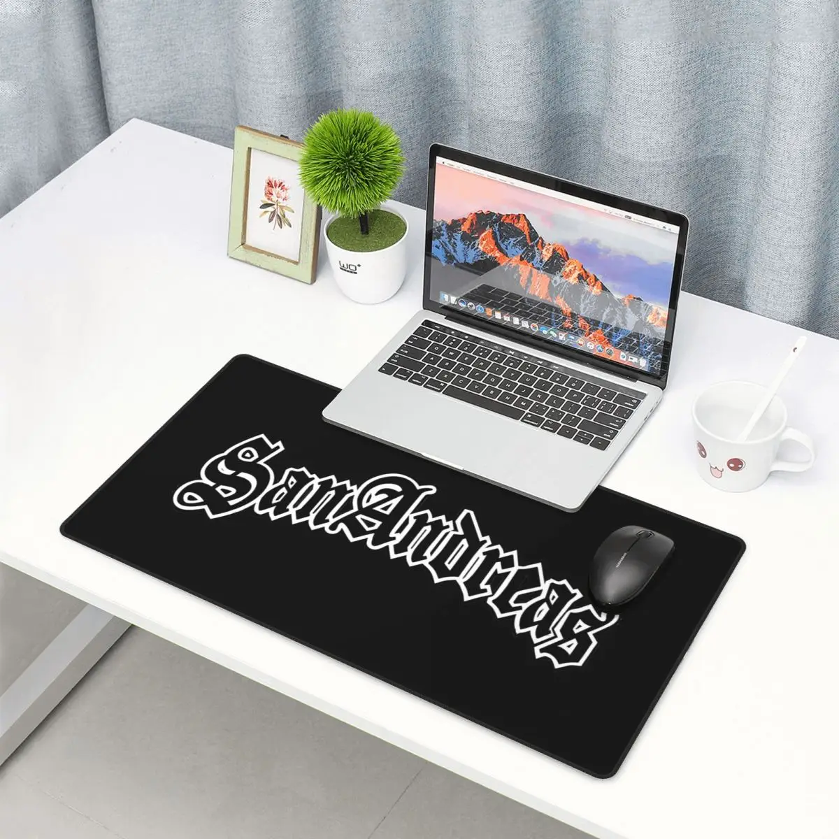 Grande Mouse Pad com Logo Sher - Gaming Accessories Logo avaliação e preço