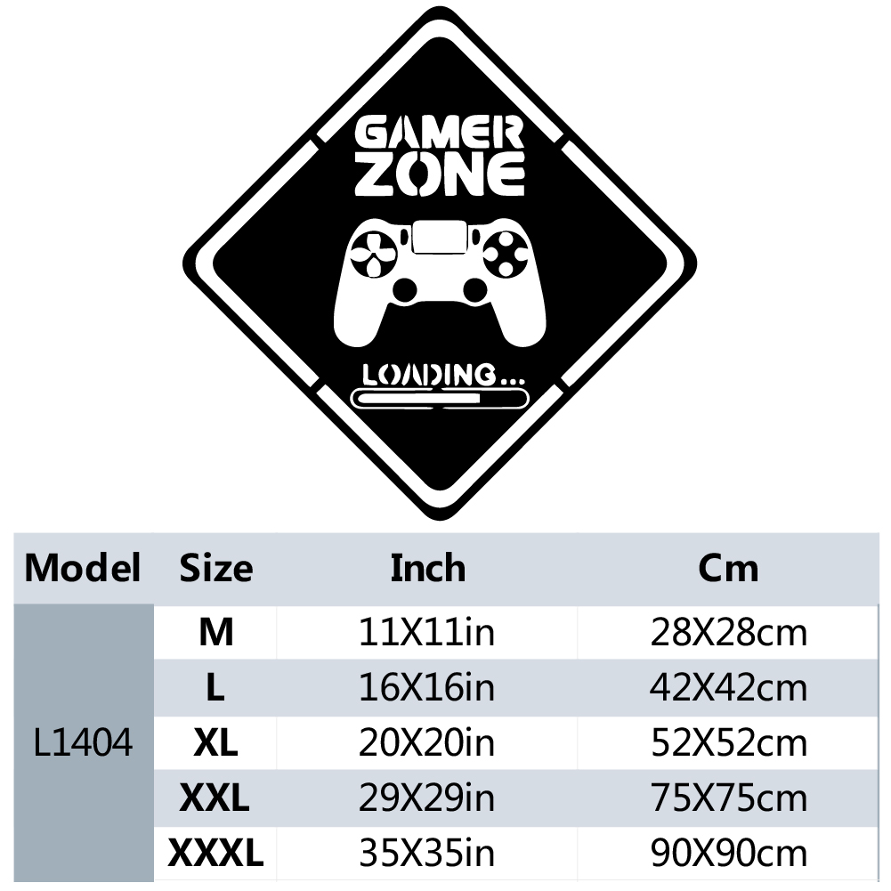 1pc zona gamer porta decalque  - Gaming Accessories For Bedroom avaliação e preço