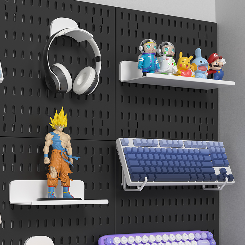 Gaming Gear Pegboard: montado  - Gaming Accessories Wall avaliação e preço