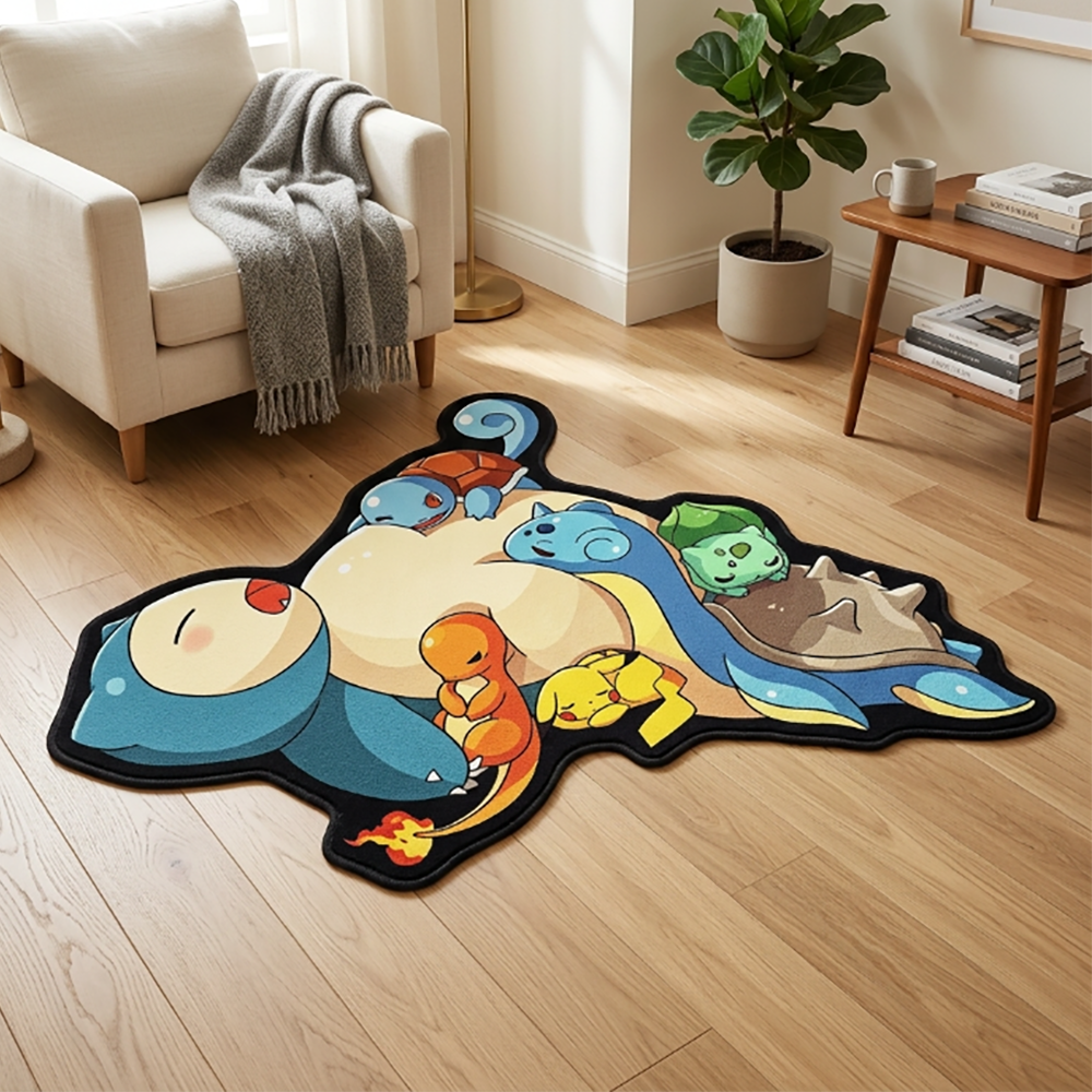 Tapete Fofo de Pokémon Snorlax - Gaming Accessories For Bedroom avaliação e preço