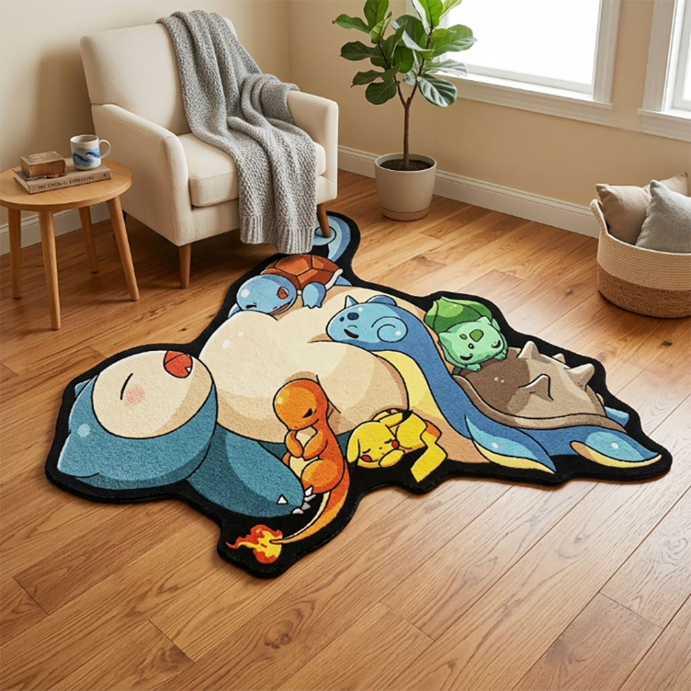 Tapete Fofo de Pokémon Snorlax - Gaming Accessories For Bedroom avaliação e preço