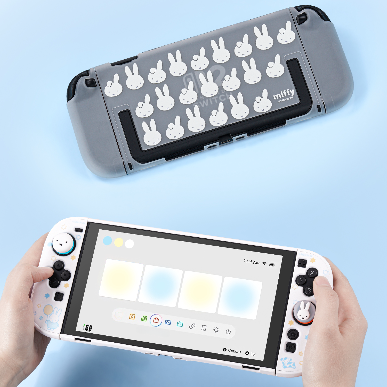 Capa Protetora Miffy para Swit - Gaming Accessories Dropshipping avaliação e preço