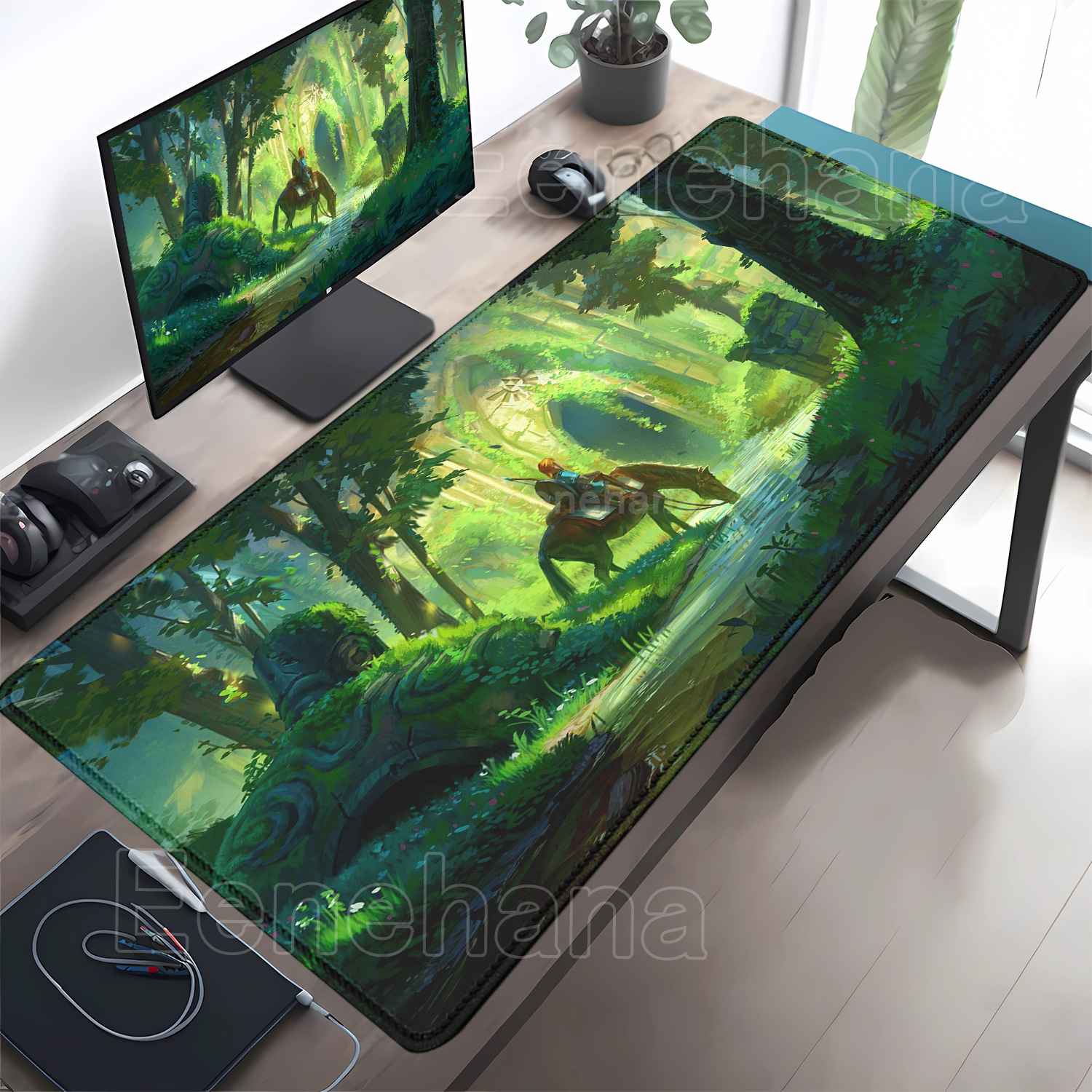 Mouse pad pc gamer anime zelda - Zelda Gaming Accessories avaliação e preço