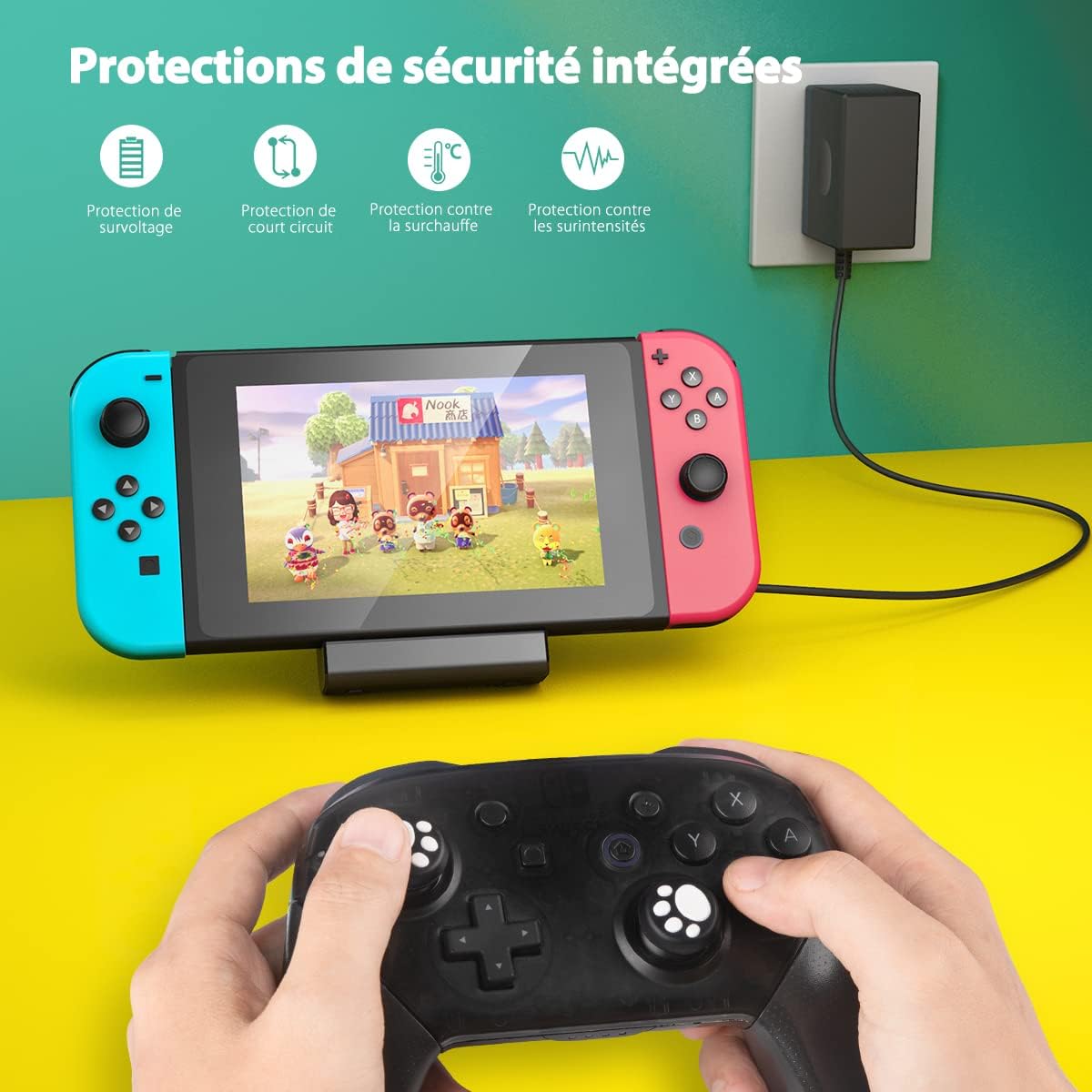 Para switch dock para switch l - Zelda Gaming Accessories avaliação e preço