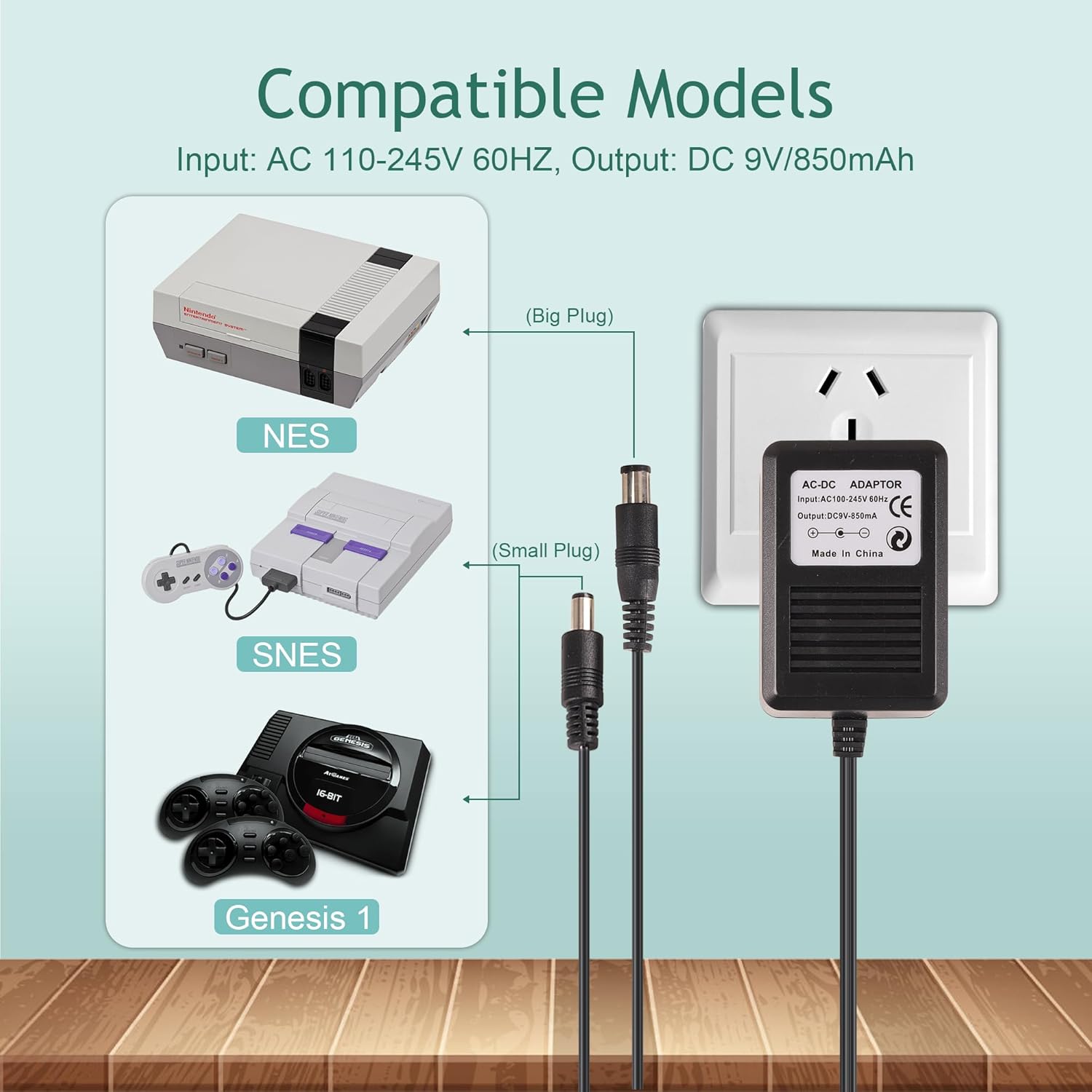 Adaptador de Energia AC 3 em 1 - Gaming Accessories Dropshipping avaliação e preço
