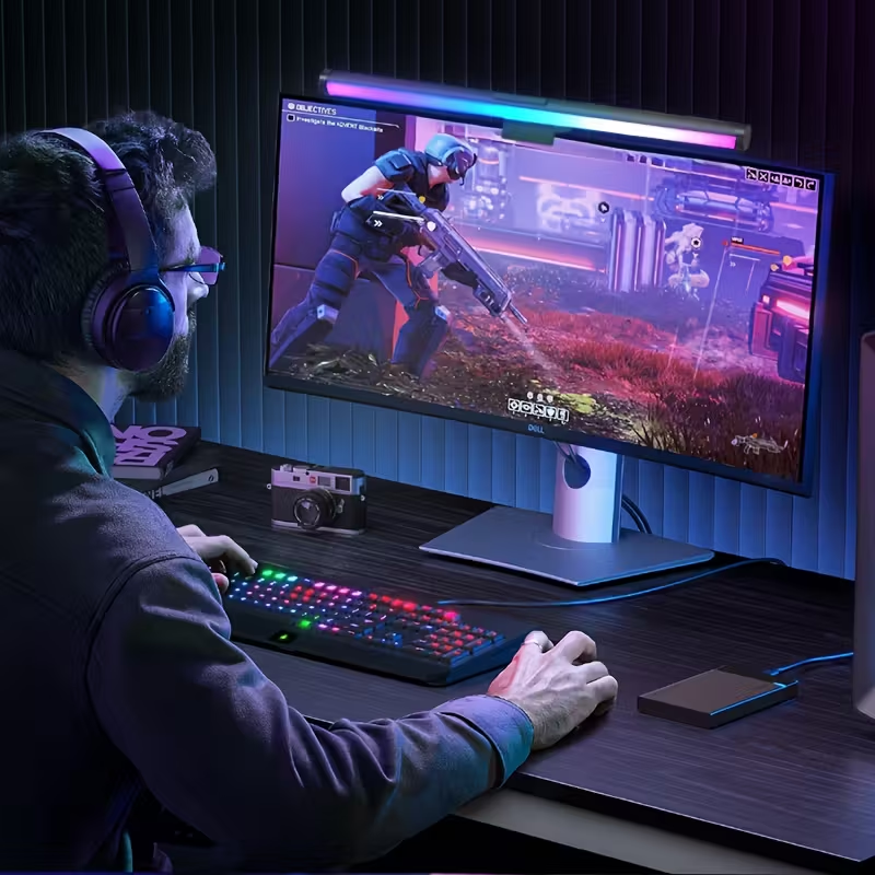 Barra de luz suspensa para mon - Gaming Accessories Wall Mount avaliação e preço